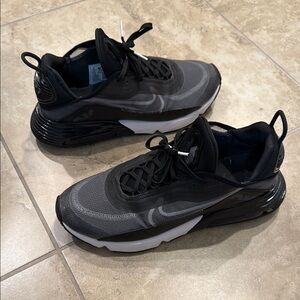 Nike Black and Gray Sneakers Modern Design